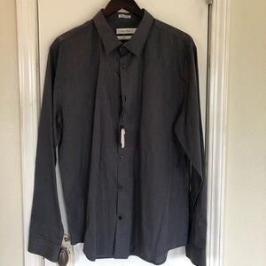 NWT Calvin Klein Non-Iron Slim Fit Dress Shirt
